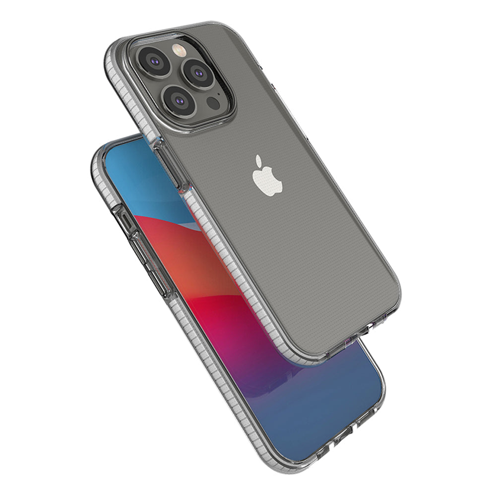Skaidrus TPU dėklas iPhone 14 Pro – šviesiai mėlynas
