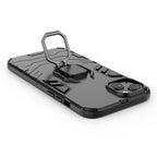 Ring Armor dėklas iPhone 14 – juodas, su žiedu