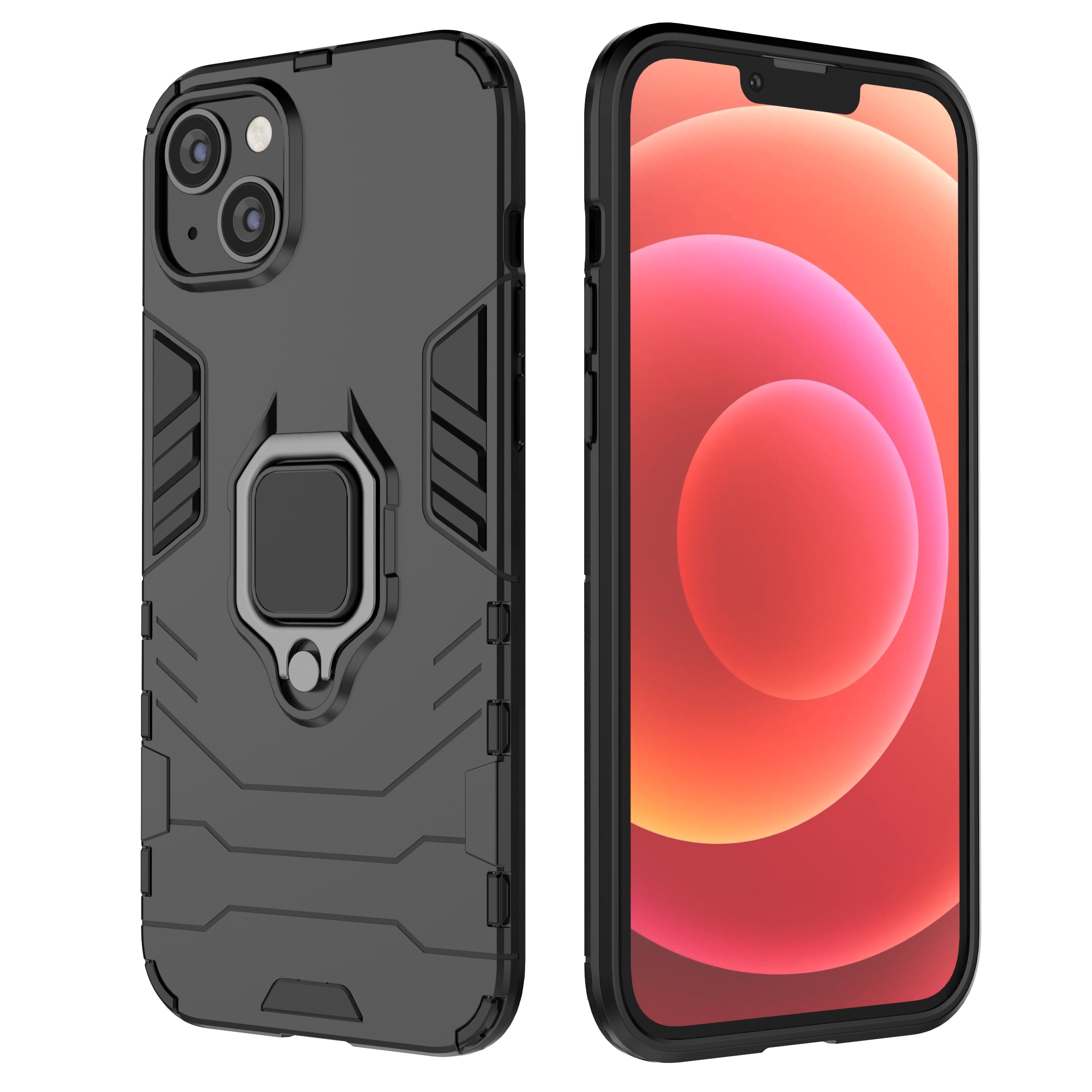 Ring Armor magnetinis dėklas iPhone 14 Pro Max – juodas