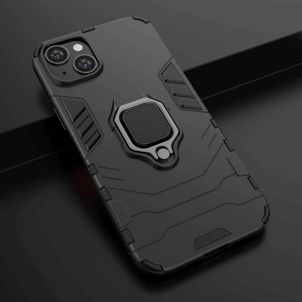 Ring Armor magnetinis dėklas iPhone 14 Pro Max – juodas