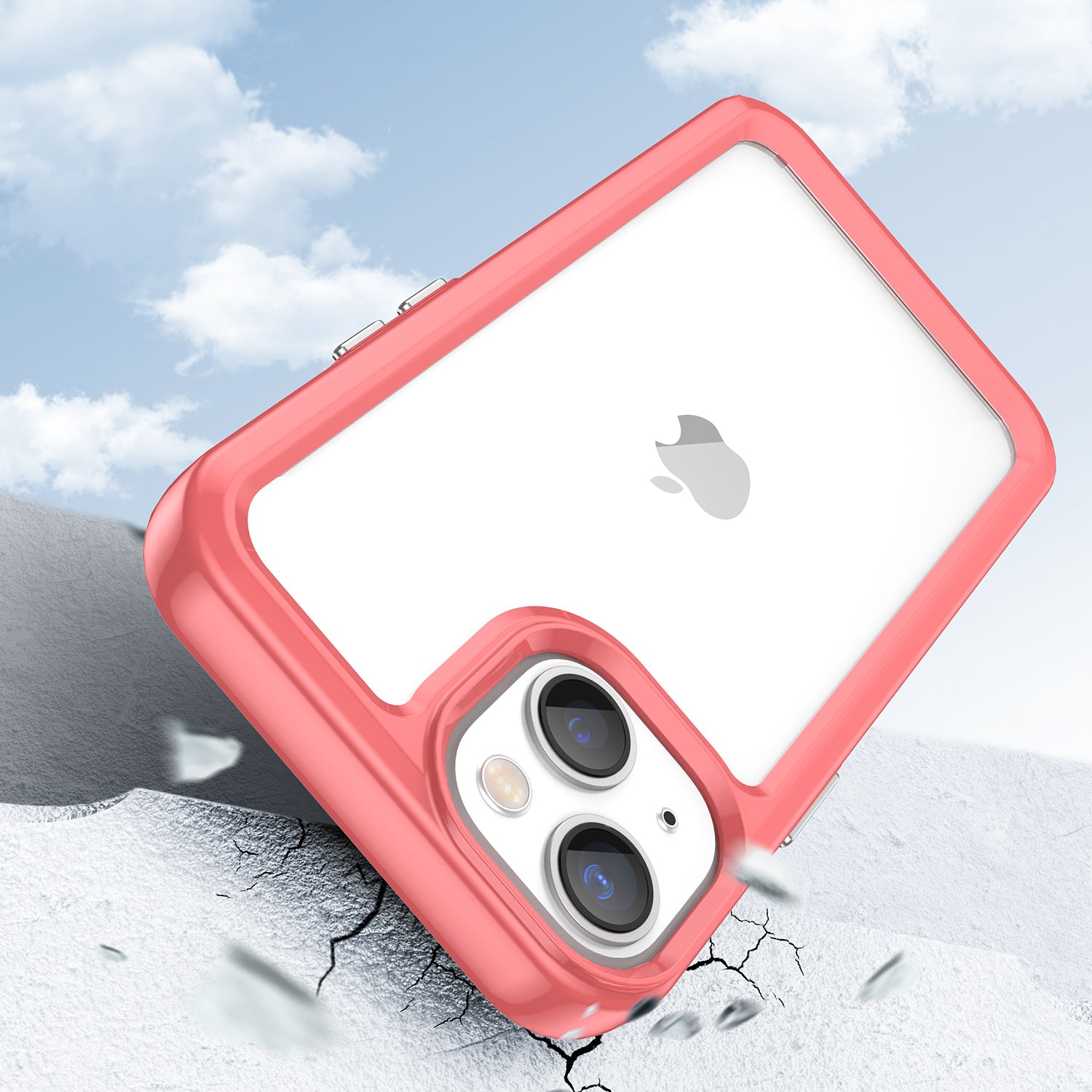 Outer Space Case dėklas iPhone 14 – raudonas