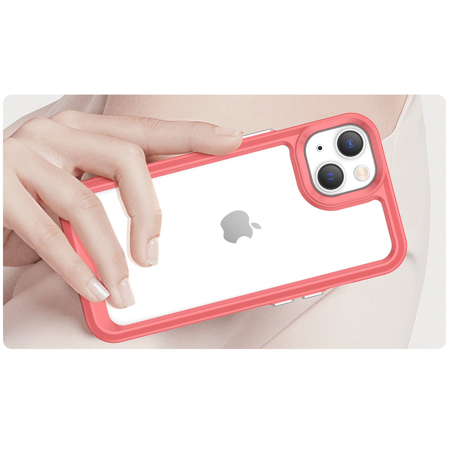 Outer Space Case dėklas iPhone 14 – raudonas