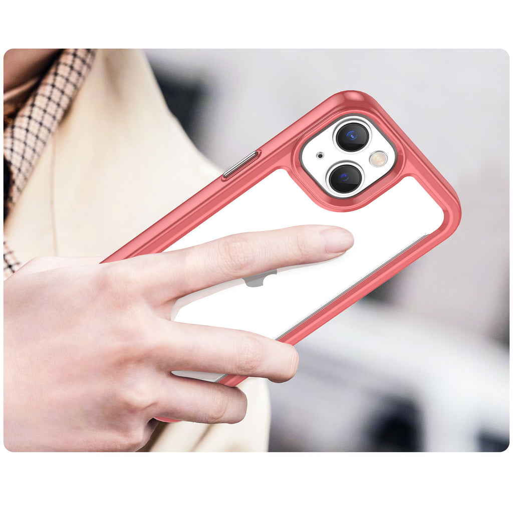 Outer Space Case dėklas iPhone 14 – raudonas