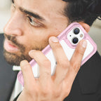 Apsauginis dėklas iPhone 14 Plus Outer Space Case – rožinis
