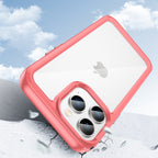 Outer Space hibridinis dėklas iPhone 14 Pro – raudonas