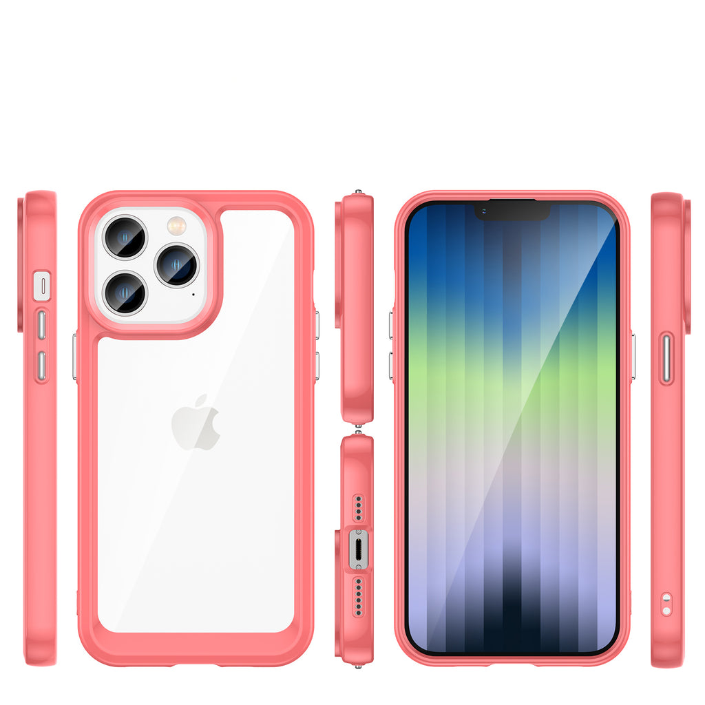 Outer Space dėklas iPhone 14 Pro Max – raudonas