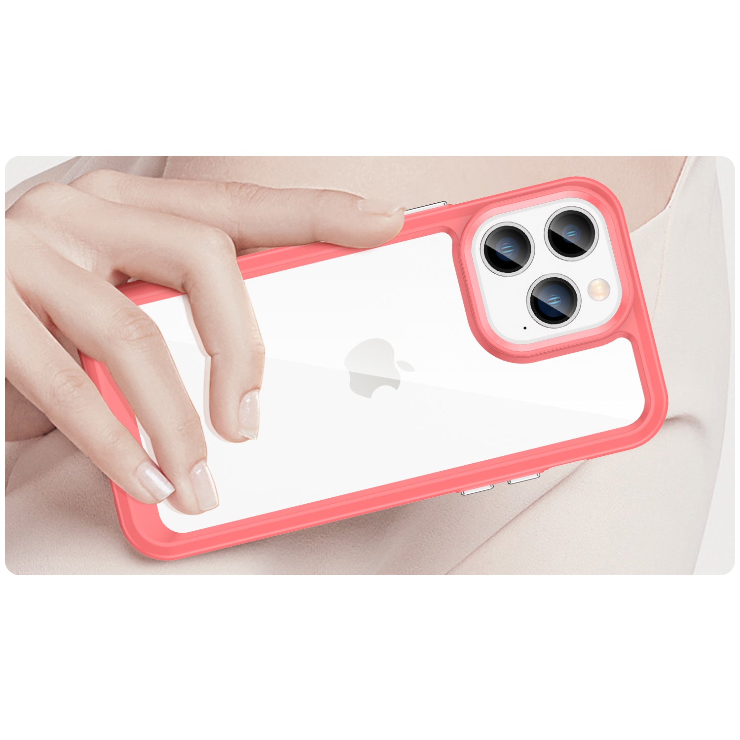 Outer Space dėklas iPhone 14 Pro Max – raudonas