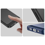 Carbon TPU dėklas iPhone 14 Plus – juodas