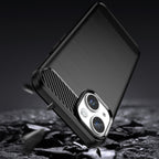 Carbon TPU dėklas iPhone 14 Plus – juodas -- iPhone 14 Plus
