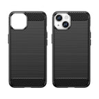Carbon TPU dėklas iPhone 14 Plus – juodas -- iPhone 14 Plus