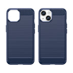 KAMA Carbon dėklas iPhone 14 Plus – mėlynas -- iPhone 14 Plus