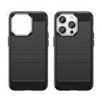 Carbon dėklas iPhone 14 Pro – juodas TPU
