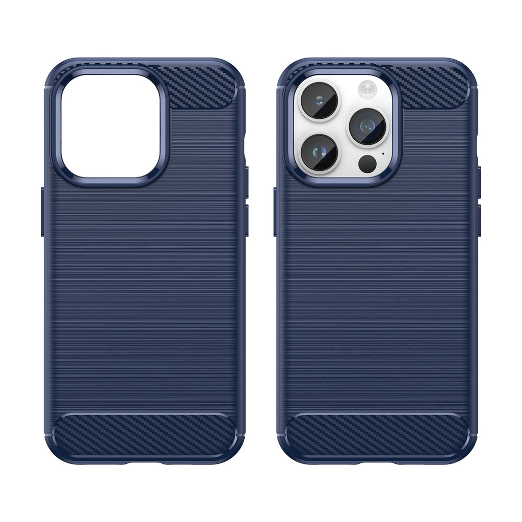 Anglies rašto TPU dėklas iPhone 14 Pro – mėlynas
