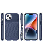 Šarvuotas mėlynas dėklas iPhone 14 „Thunder Case“