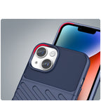 Šarvuotas mėlynas dėklas iPhone 14 „Thunder Case“
