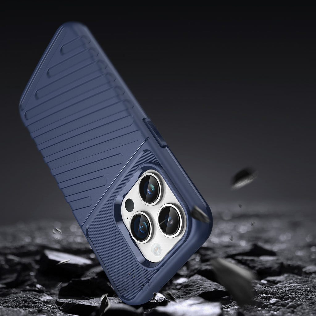 Thunder Case šarvuotas dėklas iPhone 14 Pro – mėlynas