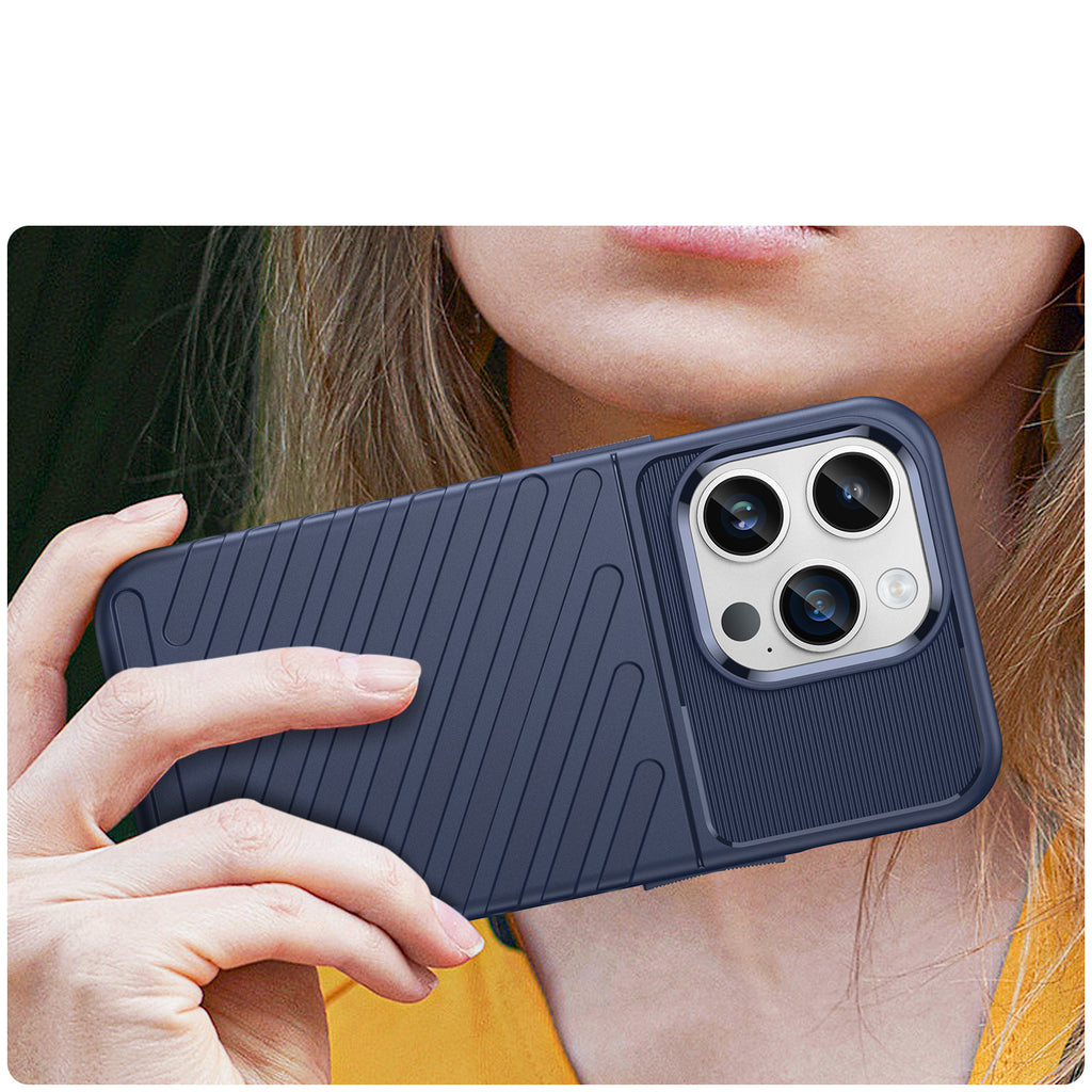 Thunder Case šarvuotas dėklas iPhone 14 Pro – mėlynas