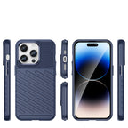 Thunder Case šarvuotas dėklas iPhone 14 Pro Max – mėlynas
