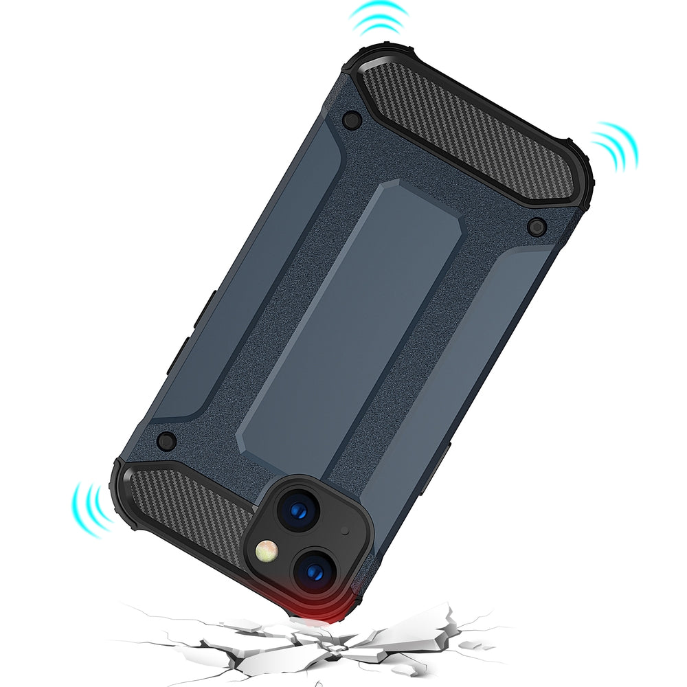 Hybrid Armor dėklas iPhone 14 Plus – mėlynas