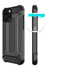 Hybrid Armor šarvuotas dėklas iPhone 14 Pro – juodas