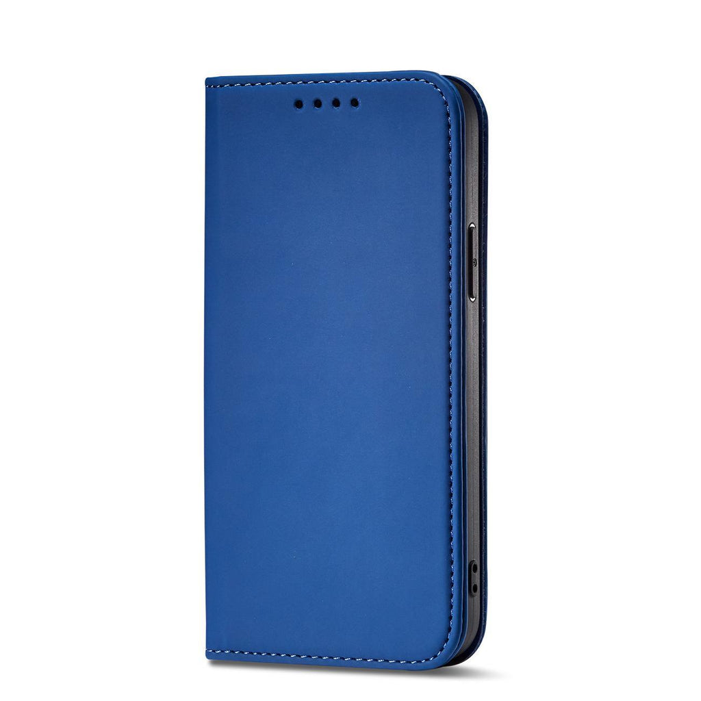 Magnetinis dėklas-piniginė iPhone 14 Plus – mėlynas