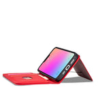 Magnet Card Case dėklas iPhone 14 Plus – raudonas