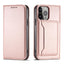 Magnetinis dėklas iPhone 14 Plus – rožinis piniginė