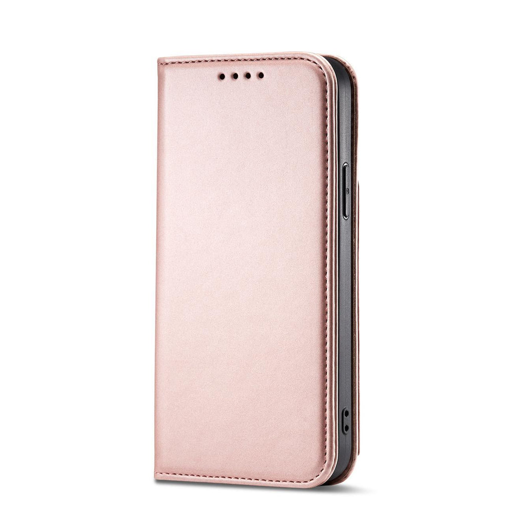Magnetinis dėklas iPhone 14 Plus – rožinis piniginė