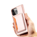 Magnetinis dėklas iPhone 14 Plus – rožinis piniginė