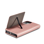 Magnetinis dėklas-piniginė iPhone 14 Pro Max – rožinis
