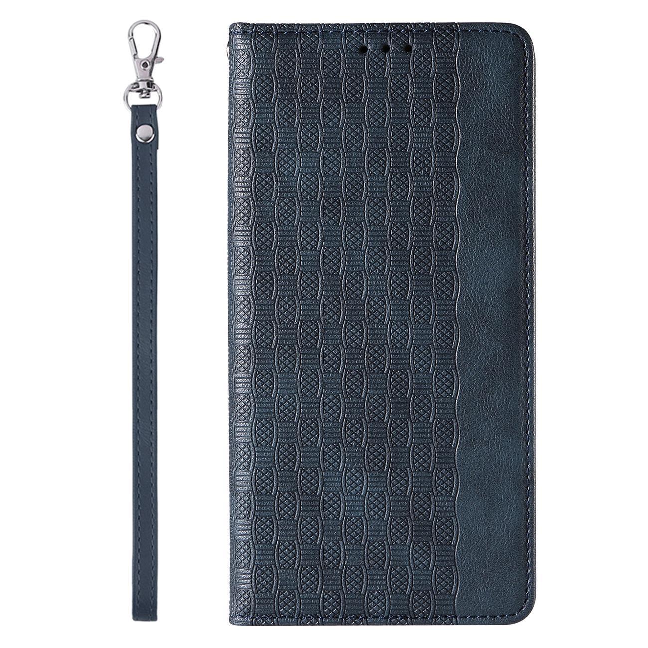 Magnet Strap dėklas iPhone 14 – mėlynas, piniginė