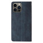 Magnet Strap dėklas iPhone 14 – mėlynas, piniginė