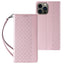 Magnet Strap atverčiamas dėklas iPhone 14 Plus – rožinis