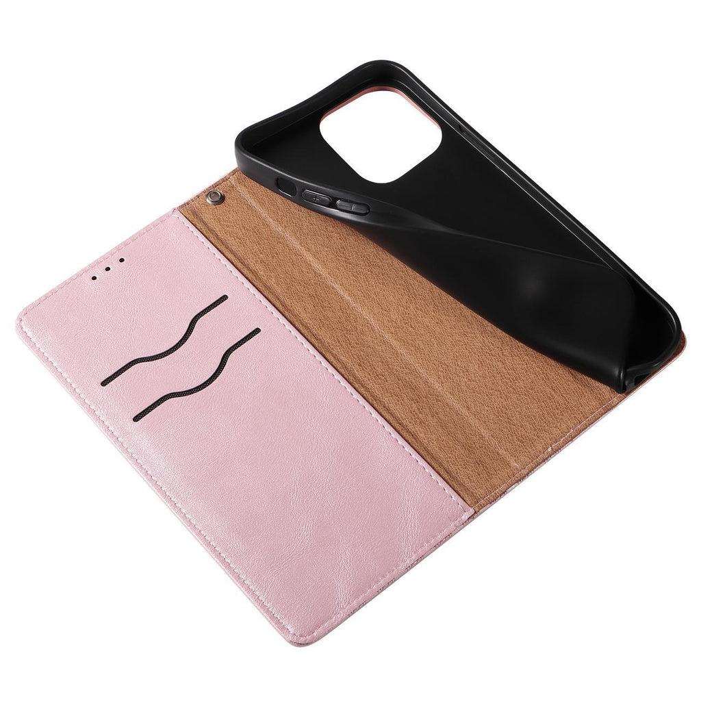 Magnet Strap atverčiamas dėklas iPhone 14 Plus – rožinis