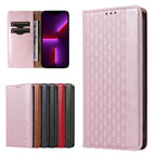 Magnet Strap atverčiamas dėklas iPhone 14 Plus – rožinis