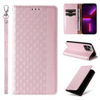 Magnet Strap atverčiamas dėklas iPhone 14 Plus – rožinis