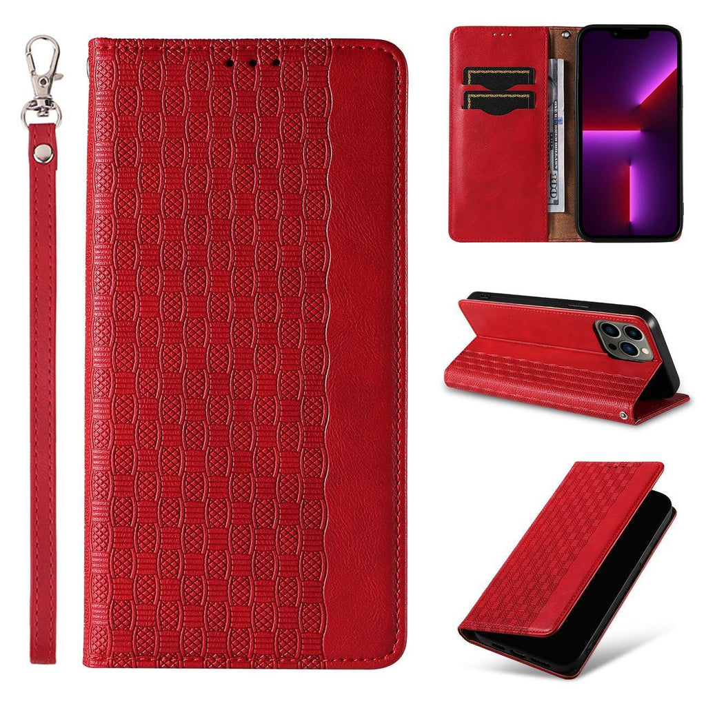 Magnet Strap dėklas iPhone 14 Pro Max – raudonas