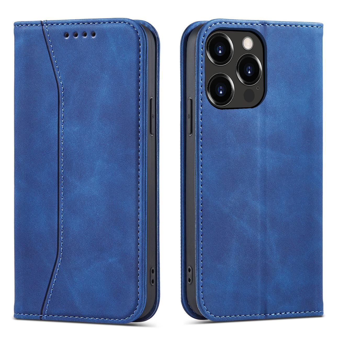 Magnet Fancy Case dėklas iPhone 14 – mėlynas