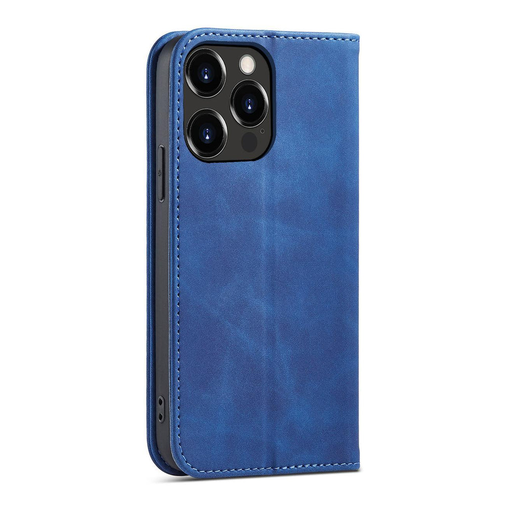 Magnet Fancy atverčiamas dėklas iPhone 14 Plus – mėlynas