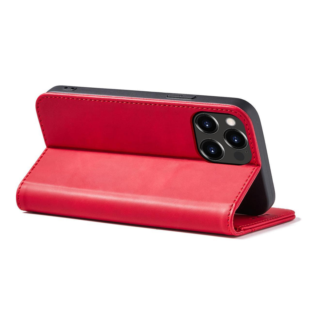 Magnet Fancy Case dėklas iPhone 14 Plus – raudonas