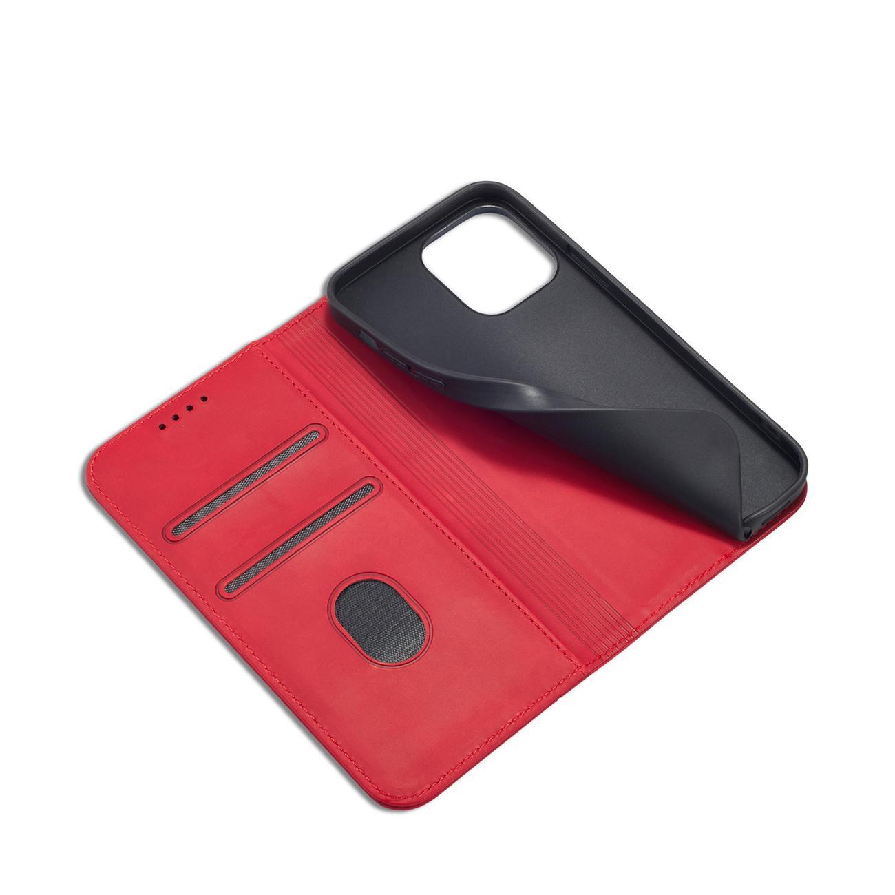 Magnet Fancy Case dėklas iPhone 14 Plus – raudonas