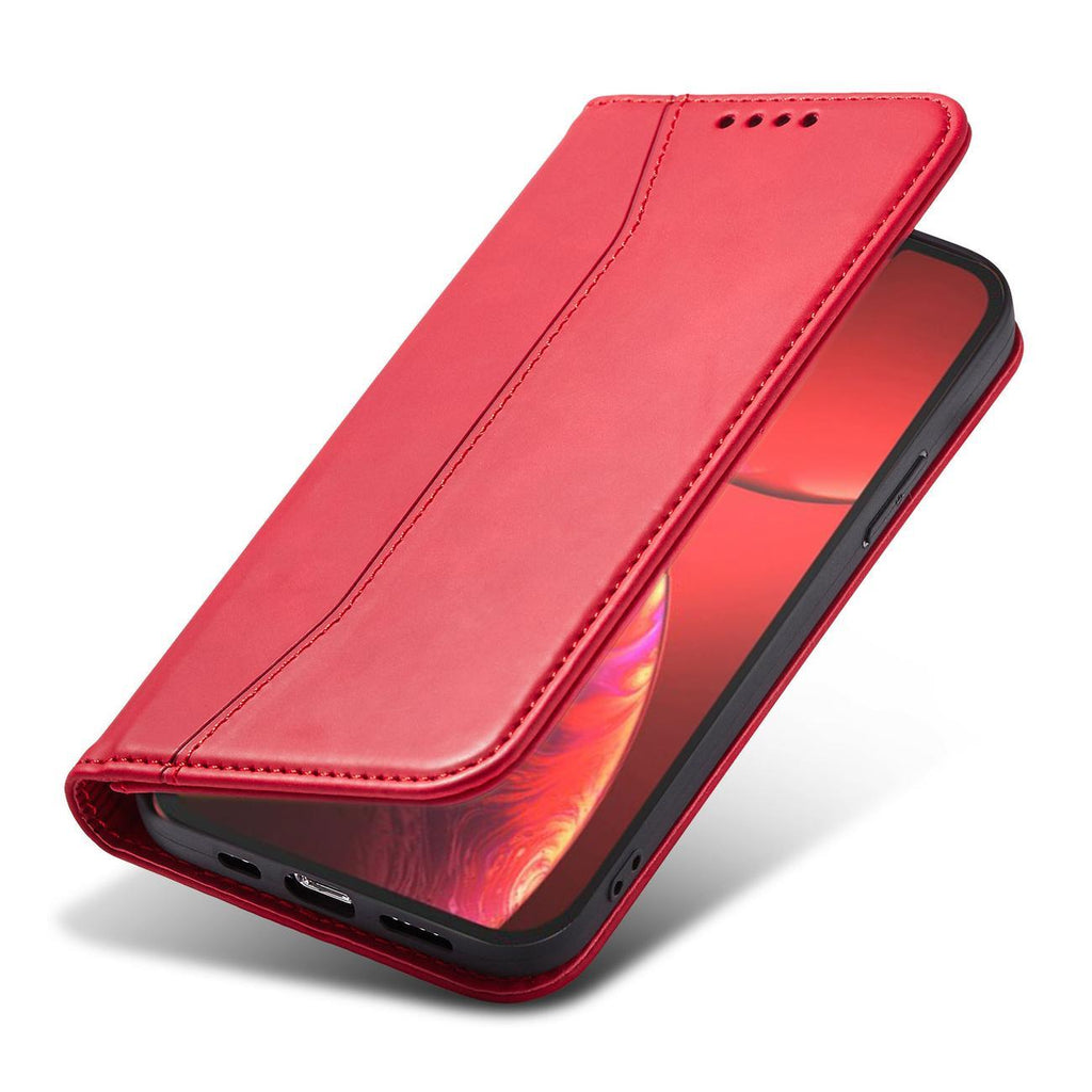 Magnet Fancy Case dėklas iPhone 14 Plus – raudonas