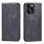 Magnet Fancy dėklas iPhone 14 Pro – juodas, piniginė