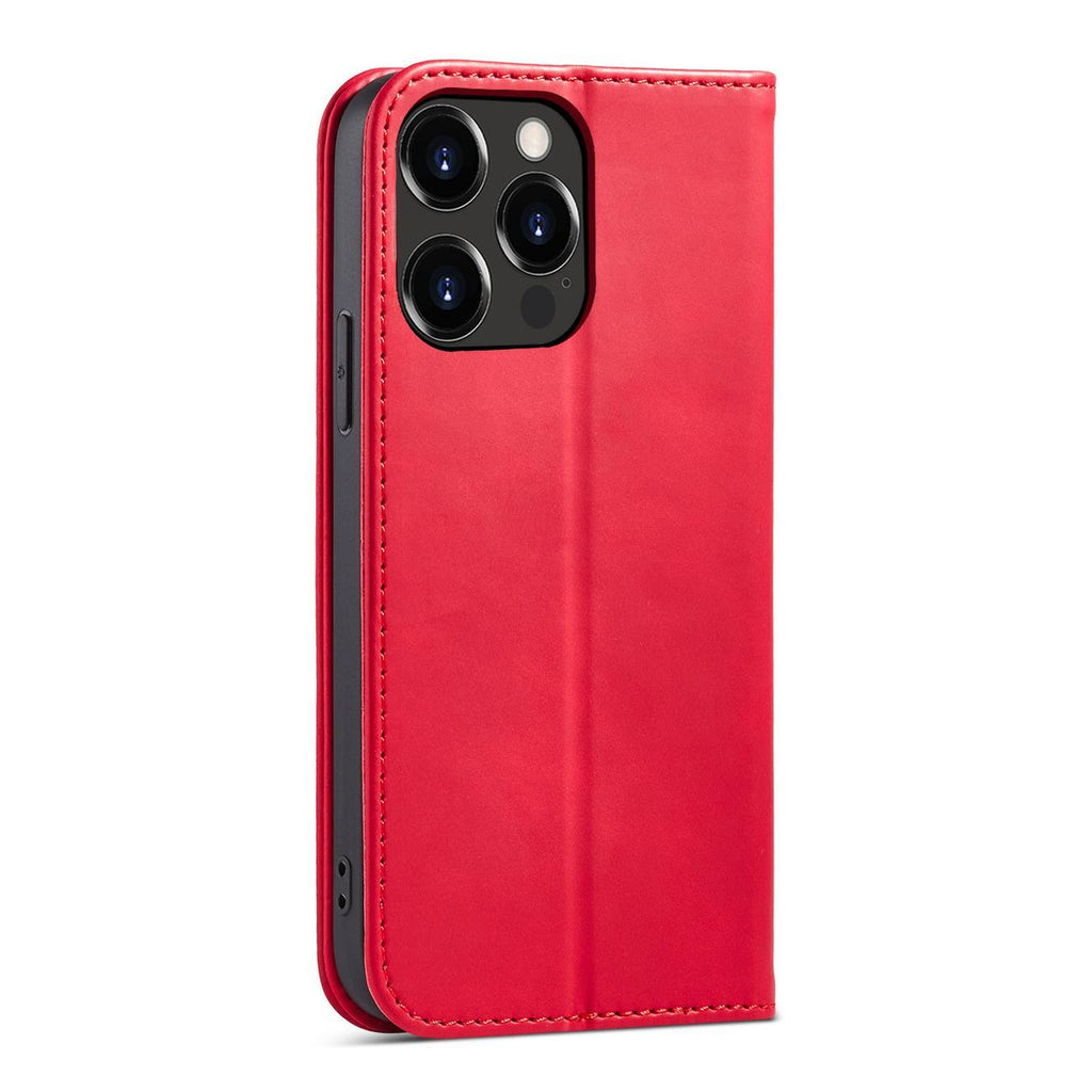 Magnet Fancy Case dėklas iPhone 14 Pro – raudonas