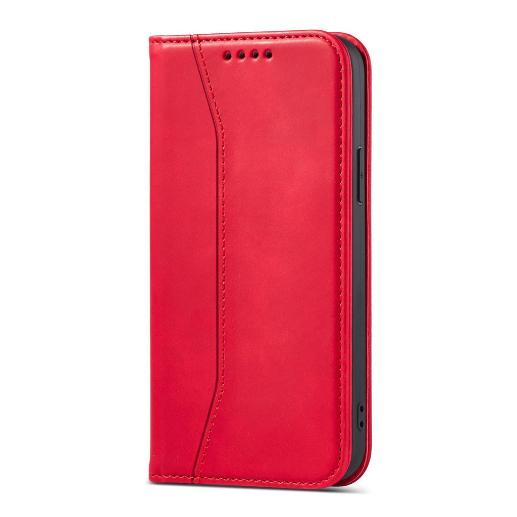 Magnet Fancy Case dėklas iPhone 14 Pro – raudonas
