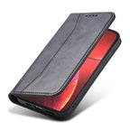 Magnet Fancy Case dėklas iPhone 14 Pro Max – juodas