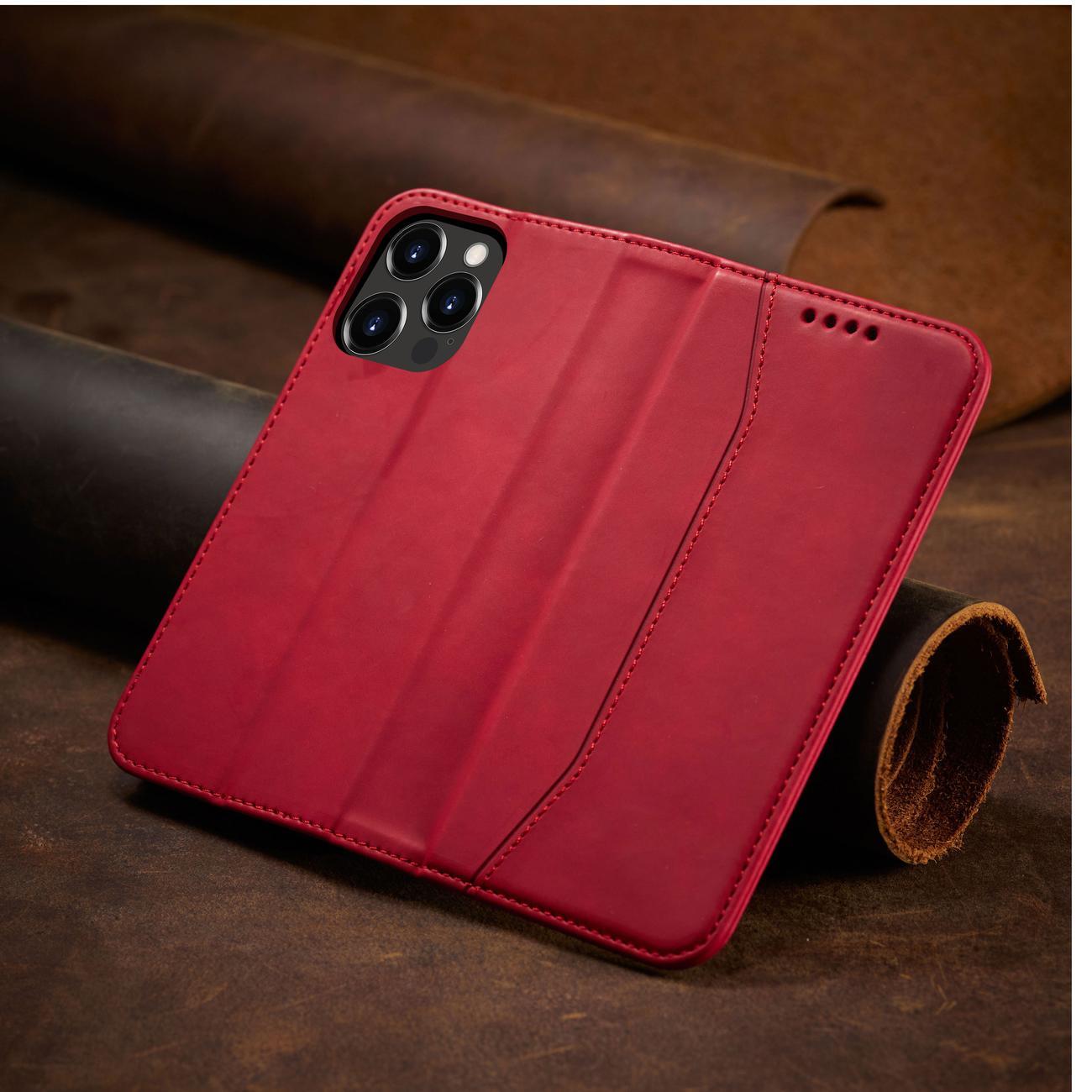 iPhone 14 Pro Max Magnet Fancy Case dėklas – raudonas
