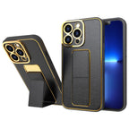 Dėklas su stovu iPhone 13 Pro – juodas
