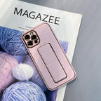 Kickstand dėklas iPhone 12 – rožinis su stovu -- iPhone 12