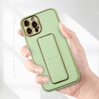 Kickstand dėklas iPhone 12 – rožinis su stovu -- iPhone 12